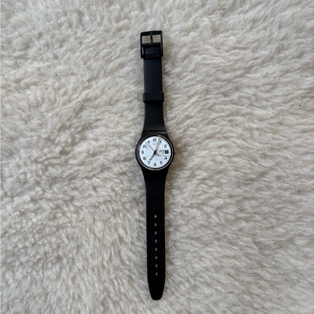 Swatch Twice Again black watch (SO29B703)